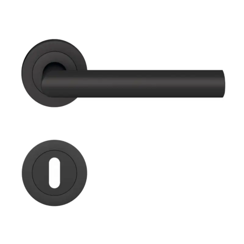 Karcher Drückergarnitur Rhodos ER28 BB0 83 Kosmos Schwarz Türgriff Türbeschlag Türdrücker Meistverkauft