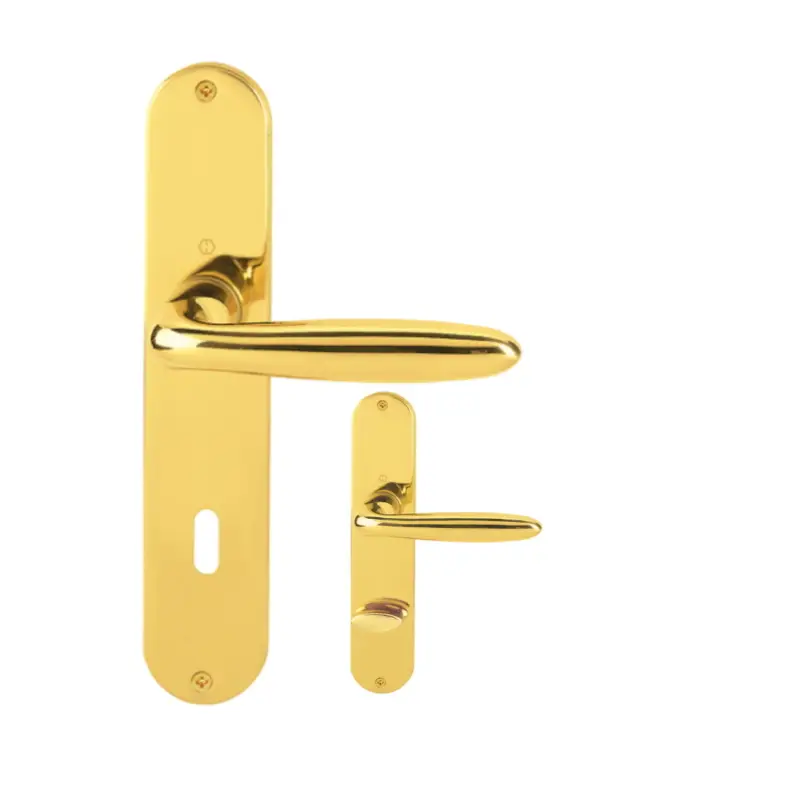 Hoppe Türdrücker Verona Langschild BB, WC Messing F71 Türbeschlag Türgriff Türklinke Bestpreis