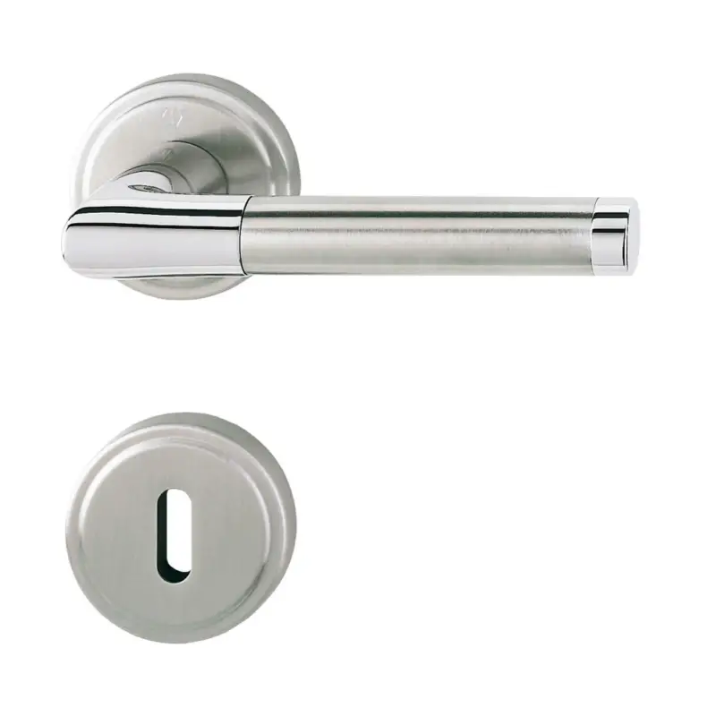 Hoppe Türdrücker Capri Rosette BB Messing F49/F69 Türgriff Drückergarnitur Schneller Versand