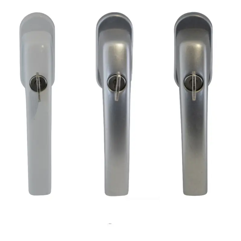 FKS Fenstergriff Ulm abschließbar Alu Rasterolive Griff Fensterolive 7/35 Bestseller