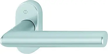 Schnäppchen HOPPE® Drücker-Halbgarnitur ohne Schlüsselrosette Amsterdam 1400F/55, ohne Stütznocken, Aluminium
