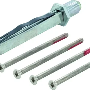 HOPPE® FH Befestigungsset Sertos für FS-Wechselrosettengarnitur (Knopf/Griff), VK 9 mm Markenprodukt
