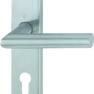 Ausverkauf HOPPE® FH Drückergarnitur mit Langschild Amsterdam FS-E1400/353H, Edelstahl