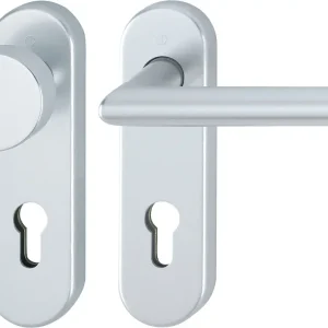 Sichere Zahlung HOPPE® FH Wechselgarnitur mit Kurzschild Amsterdam FS-58/353KH/1400, Aluminium