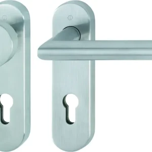 HOPPE® FH Wechselgarnitur mit Kurzschild Rotterdam FS-E58/353KH/1401, Edelstahl Versand Am Gleichen Tag