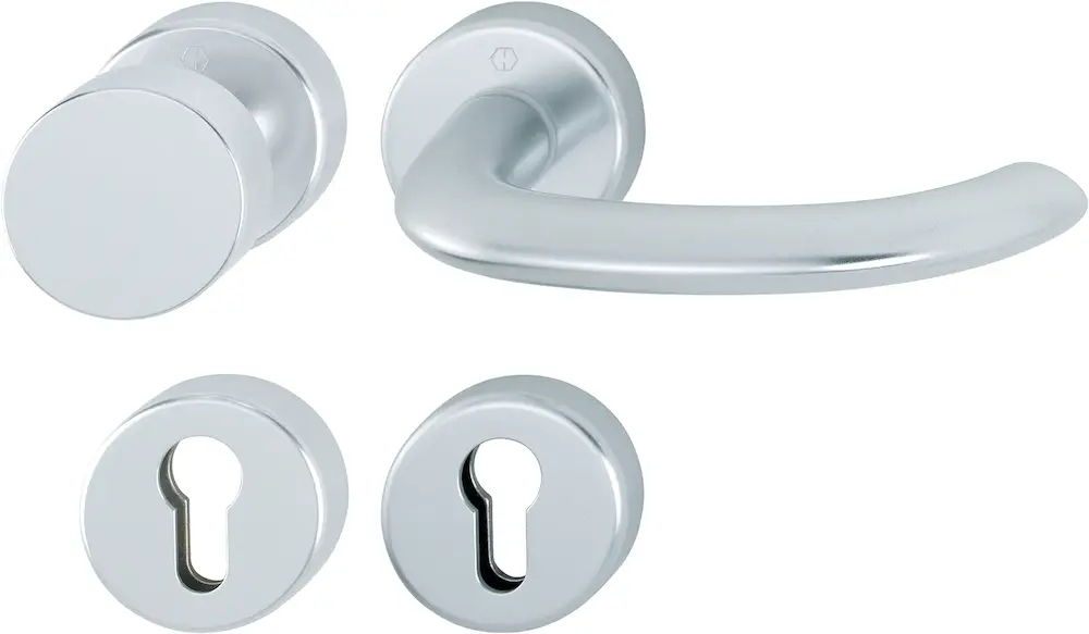 Top-Seller HOPPE® FH Wechselgarnitur mit Rosetten Marseille FS-58/42H/42HS/1138, Aluminium