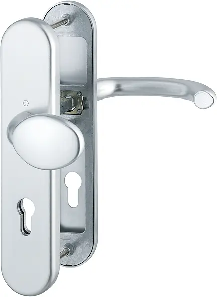 Bestseller HOPPE® Schutz-Wechselgarnitur mit Langschild Marseille 76G/3331/3410/1138, 8/72 mm, Aluminium