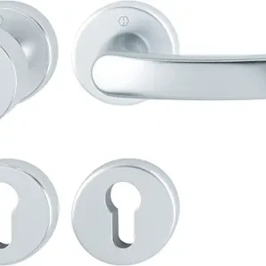 HOPPE® Wechselgarnitur mit Rosetten Luxembourg 58/42KV/42KVS/199, Aluminium Preis Gesenkt
