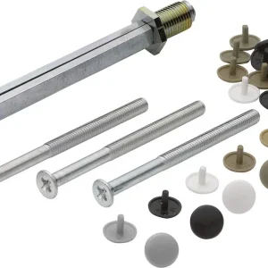 Expressversand HOPPE® Befestigungsset für Profiltür-Wechselgarnituren (Knopf/Griff), VK 8 mm