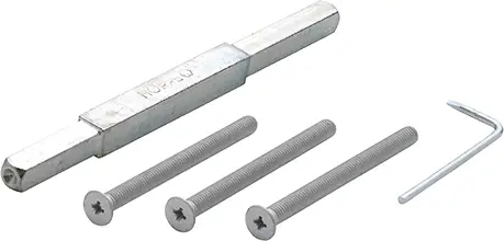 HOPPE® Befestigungsset für Schutz-Türgriffgarnituren ES1/ES2 (Griff/Griff), VK 8/10/8 mm Aktuell