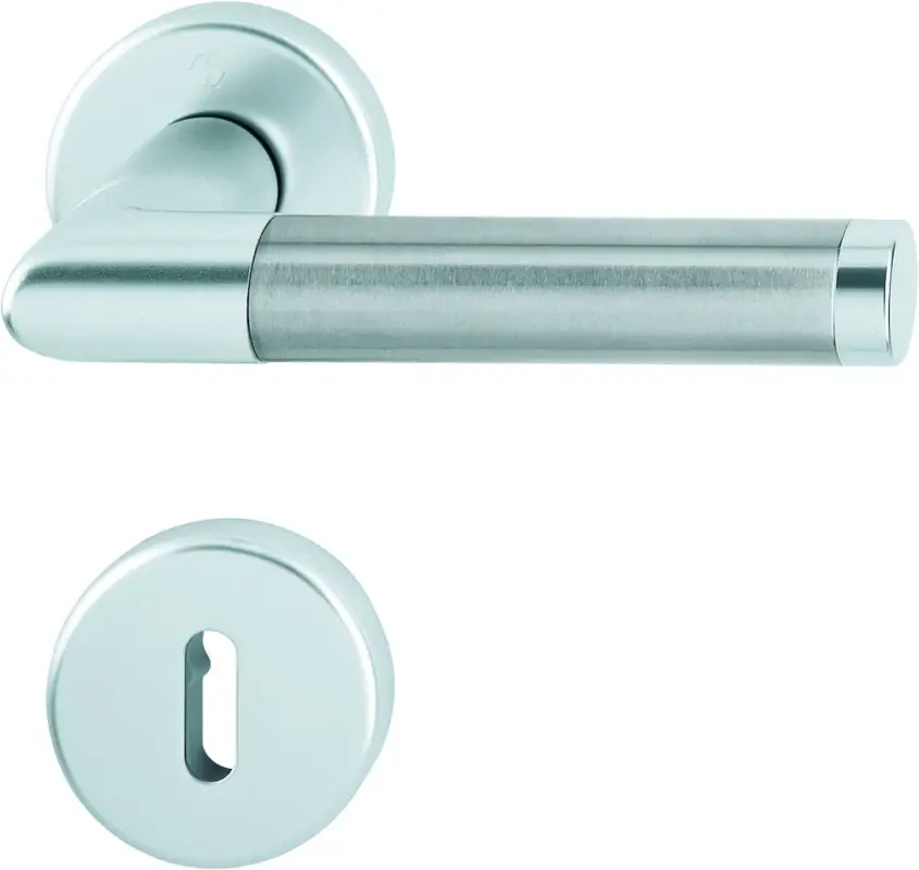 HOPPE® Drückergarnitur mit Rosetten Amsterdam 1400/42KV/42KVS, Materialkombination Online Kaufen