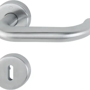 HOPPE® Drückergarnitur mit Rosetten Paris E138/42H/42HKVS, Edelstahl Sonderaktion