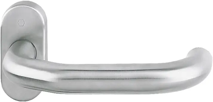 HOPPE® Drücker-Halbgarnitur ohne Schlüsselrosette Paris E138GF/55, ohne Stütznocken, Edelstahl Kostenfreie Lieferung