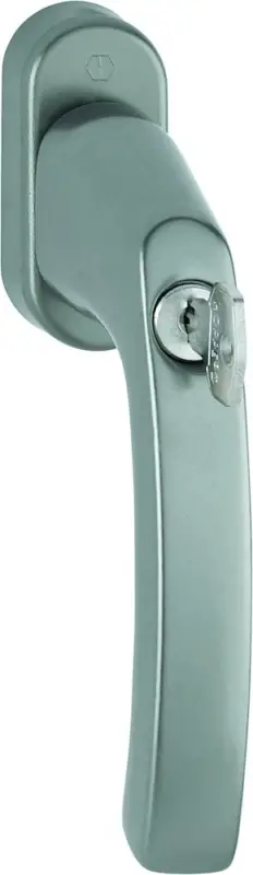 HOPPE® Fenstergriff absperrbar Luxembourg 099S/U26 TBT4, ohne Schrauben, Aluminium Neu