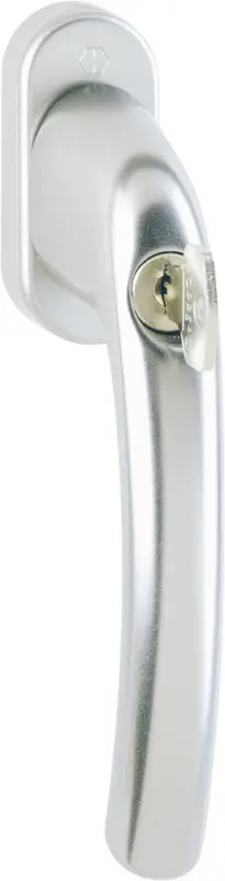 Markenprodukt HOPPE® Fenstergriff absperrbar Tokyo 0710S/U26 TBT1, ohne Schrauben, Aluminium