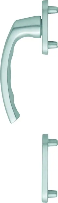 HOPPE® Fenstertürgriff-Halbgarnitur Luxembourg 099/66N/66NS, außen, Aluminium Preisreduziert