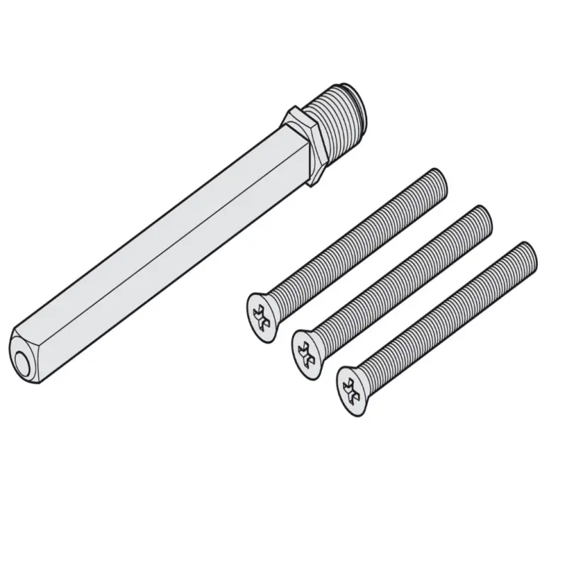 Meistverkauft MTG Befestigungsset Stift 8mm für div.Türstärke für WG Schutzbeschläge