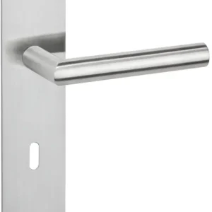 HERMAT Wechselgarnitur mit Langschild BASIC 02 1802/2602.FL/3127, Edelstahl Sonderangebot