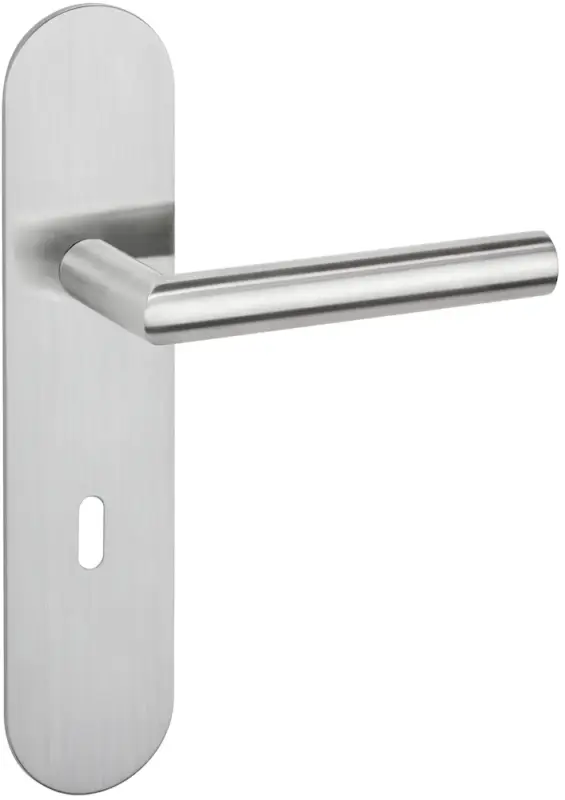 HERMAT Wechselgarnitur mit Langschild BASIC 02 1802/2602.FL/3127, Edelstahl Sonderangebot