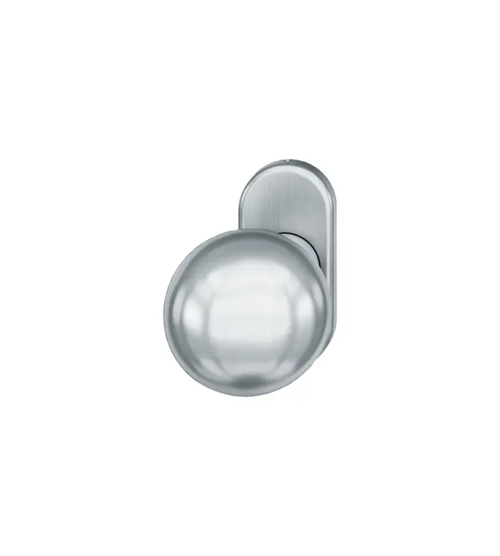 FSB Knopf 07 0802, Rosette oval, o.Nocken, fest, Edelstahl Mega-Angebot