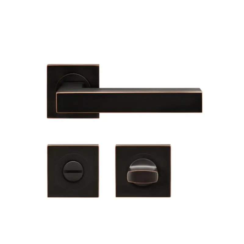 Meistverkauft Karcher Drückergarnitur Seattle ER46Q Bad Antik Bronze Türgriff Türdrücker