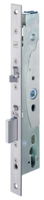 Kracherpreis effeff Einsteckschloss (elektromechanisch) 509X, Panik Funktion E, Edelstahl, Flachstulp, 1-flg., mit FS