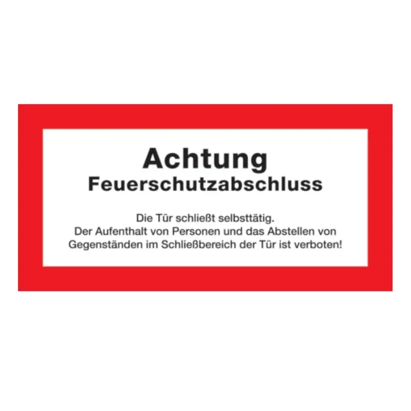 Nur Heute effeff Warnschild 2.1502, Kunststoff