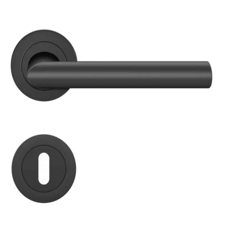 Markenprodukt Karcher Drückergarnitur Verona BB 37 Schwarz Türgriff Türbeschlag Türdrücker