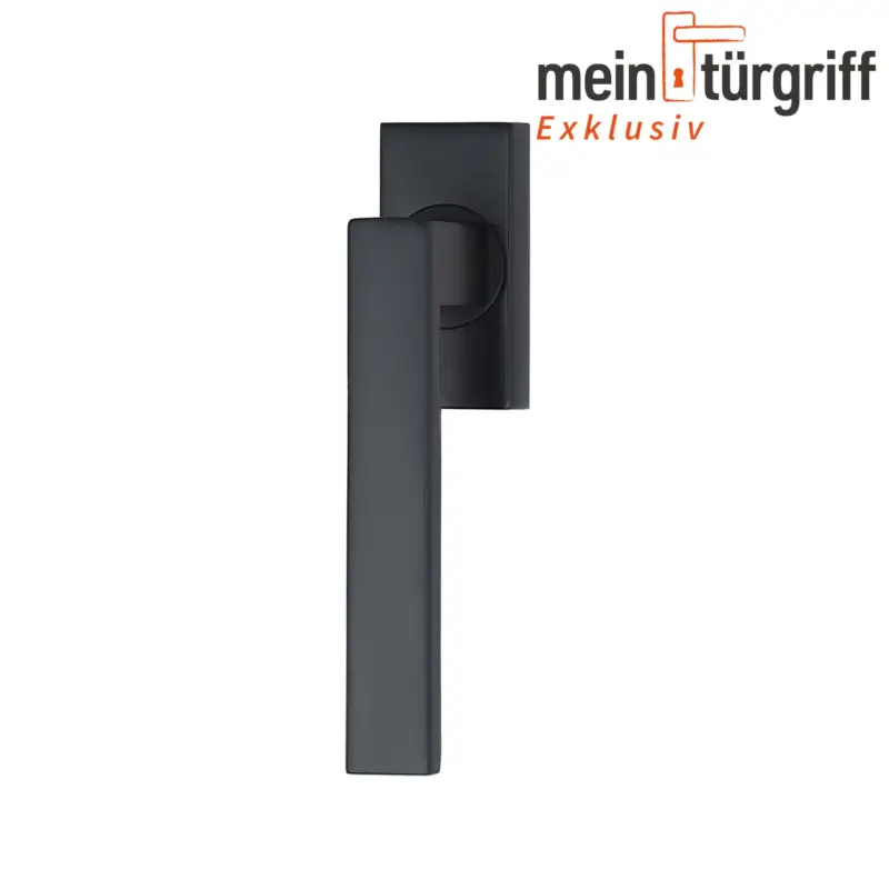 Preisreduziert MeinTürgriff Fenstergriff schwarz matt eckig Fensterolive L-Form Drehkipp