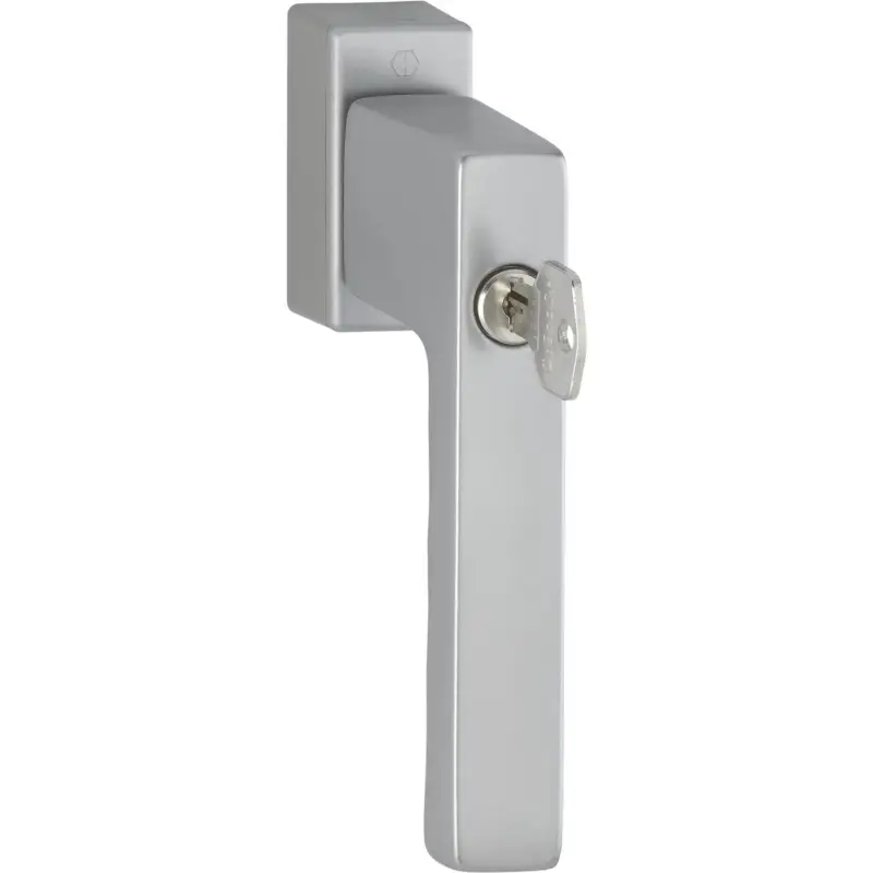 Neu Im Sortiment HOPPE Fenstergriff Toulon 7/32-42Aluminium F9 Secustik 0737S/US947-1 abschließbar
