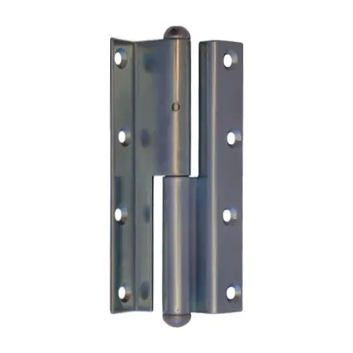 Aktuell Türaufschraubband fester Stift 140mm kantig links - Eisen verzinkt Serie TB001