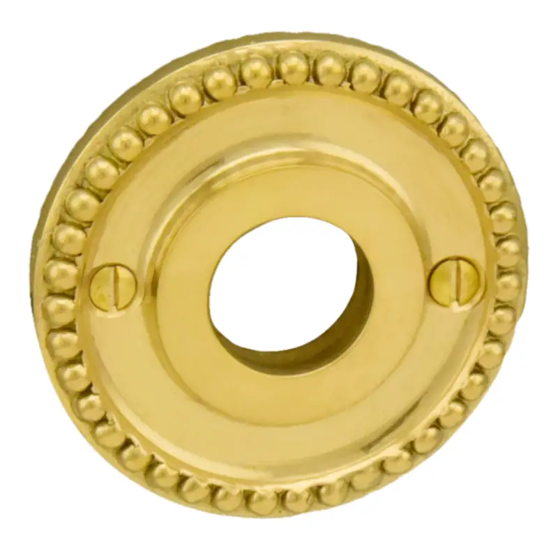 Türdrückerrosette Messing glänzend D: 54mm Serie TR018 Begrenztes Angebot