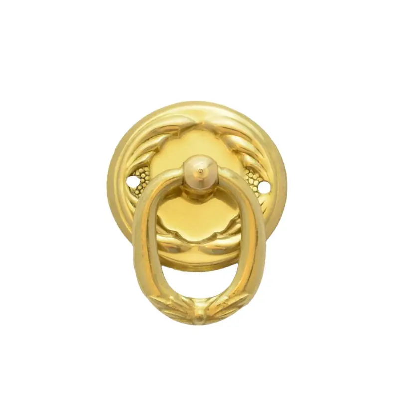 Mega-Angebot Jugendstil Möbelschild geprägt Messing MGL D35mm mit Griff Serie JU016