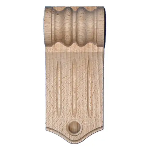 Preisreduziert Schrankauflagen in Buche 165 x 80mm Serie AH002