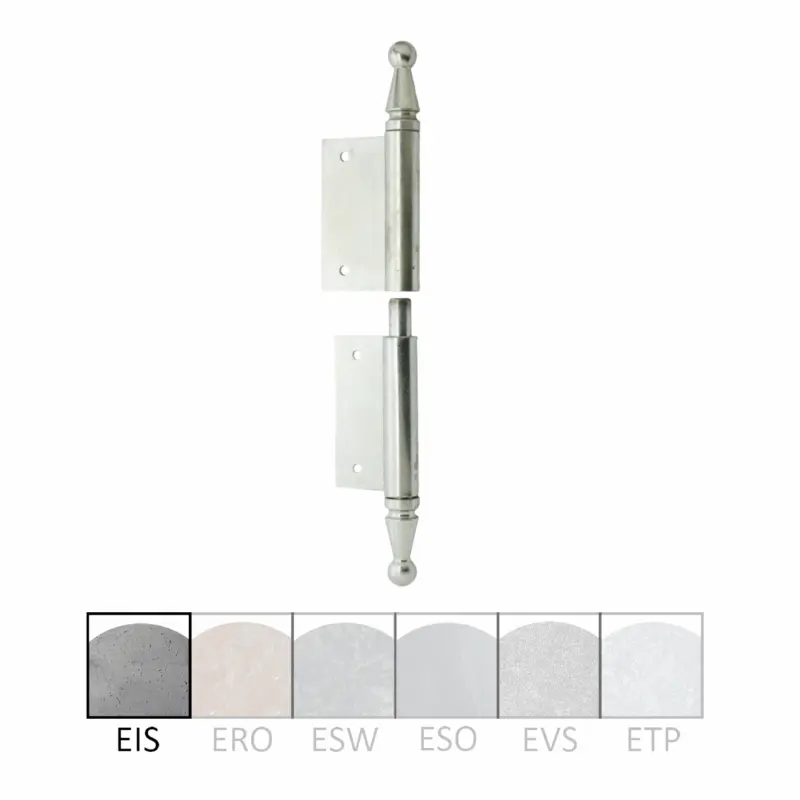 Zertifiziert Einstemmband Lappen gleichstehend fester Stift 120mm rechts mit Zierkugel Serie FB035