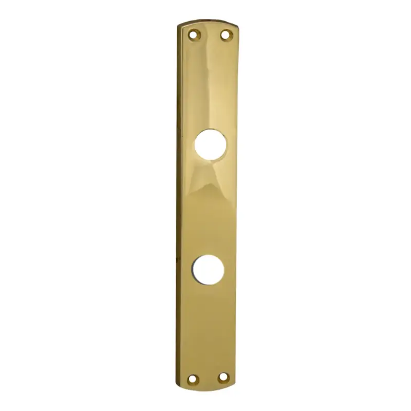 Badezimmertürschild Dist. 78 mm WC, Messing glänzend L x B x T: 238 x 38 mm der Serie TS132 Versand Am Gleichen Tag