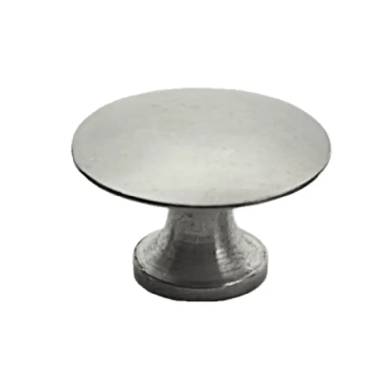 Solange Der Vorrat Reicht Möbelknopf in Messing vernickelt matt, D: 30mm Serie KN122