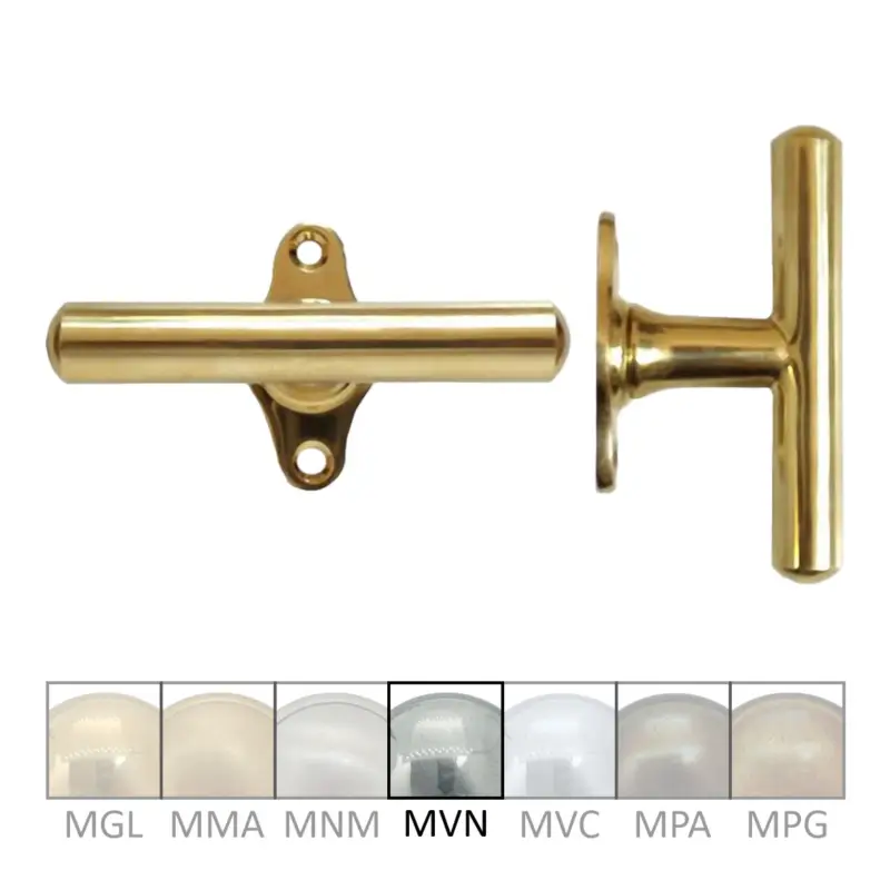 Fensterolive auf Rosette Nr.: 524 Messing MNI Grifflänge 87mm Serie FG012 Garantierte Lieferung