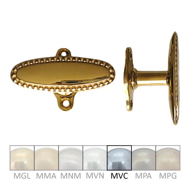 Gratis Versand Fensterolive auf Rosette Nr.: 528 Messing MVC Grifflänge 80mm Serie FG018