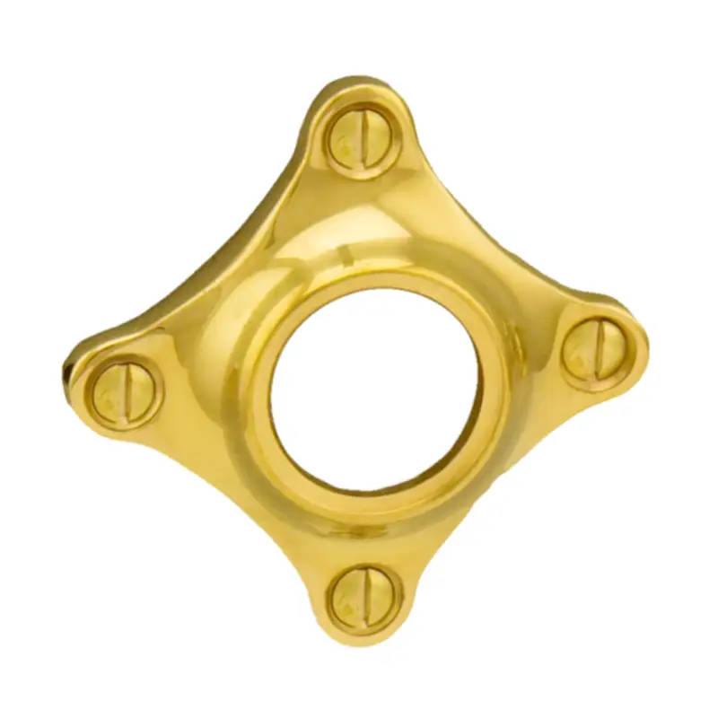 Bestpreis Rosette Maße: 50 x 50 mm, Messing TR035-142H-MGL-50-50-TD