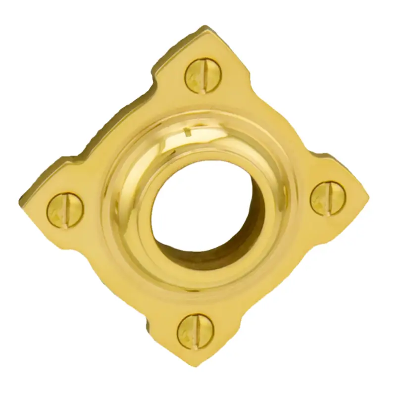 Angebot Türdrückerrosette (TD) Messing glänzend 55x55 mm Serie TR036