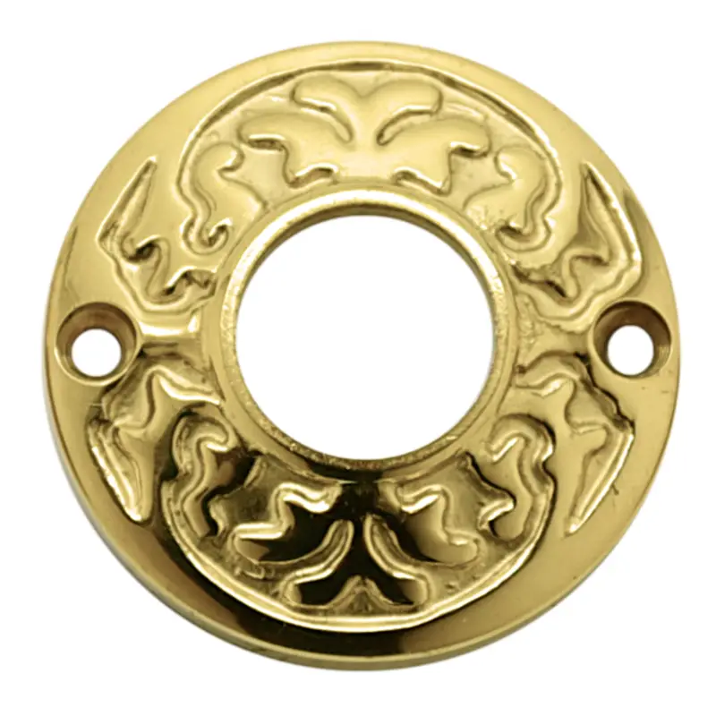 Bestseller Drückerrosette Messing glänzend Durchmesser 45mm Serie TR040