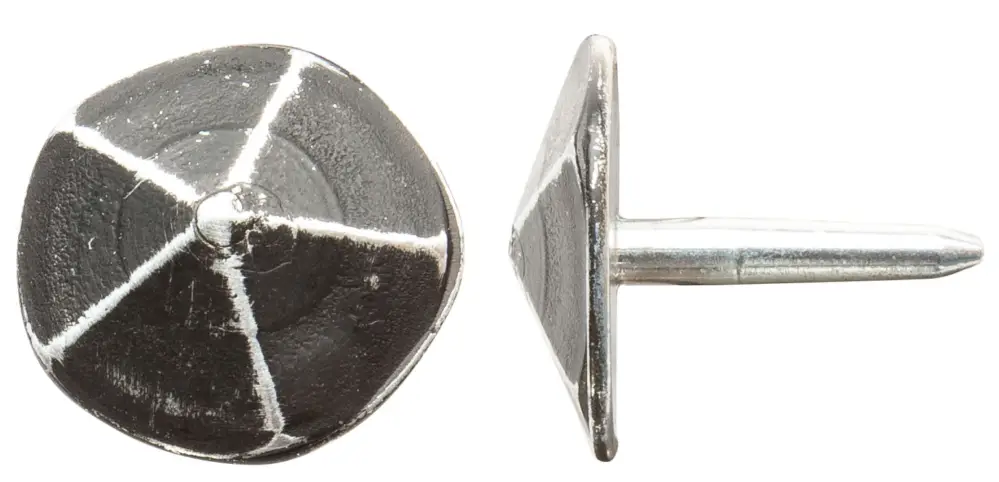 Ziernagel 5-flächig , 50 Stück, schwarz passiviert D 25 mm der Serie ZB253 Neue Ware