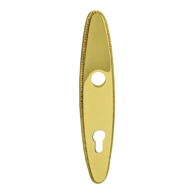 Solange Der Vorrat Reicht Sicherheitstürschild Außen, Distanz 92 mm PZ, Messing 280 mm x 57 mm der Serie TS018