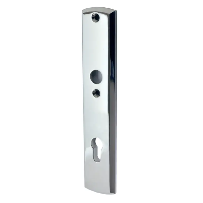Sicherheitstürschild in Chrom92 mm PZ Innen Sichere Zahlung