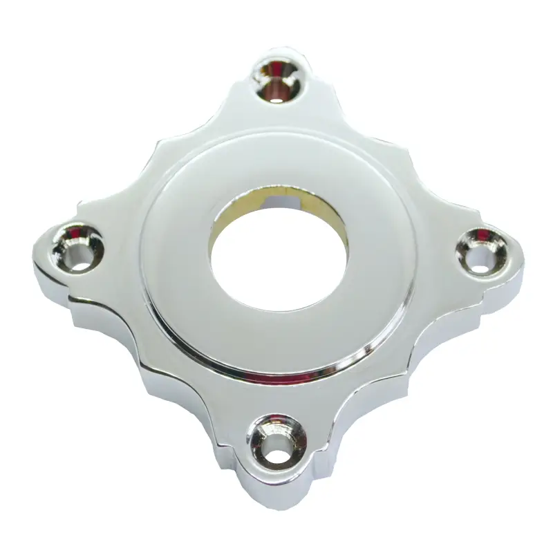 Rabatt Rosette (TD)in Chrom 65x 65mm