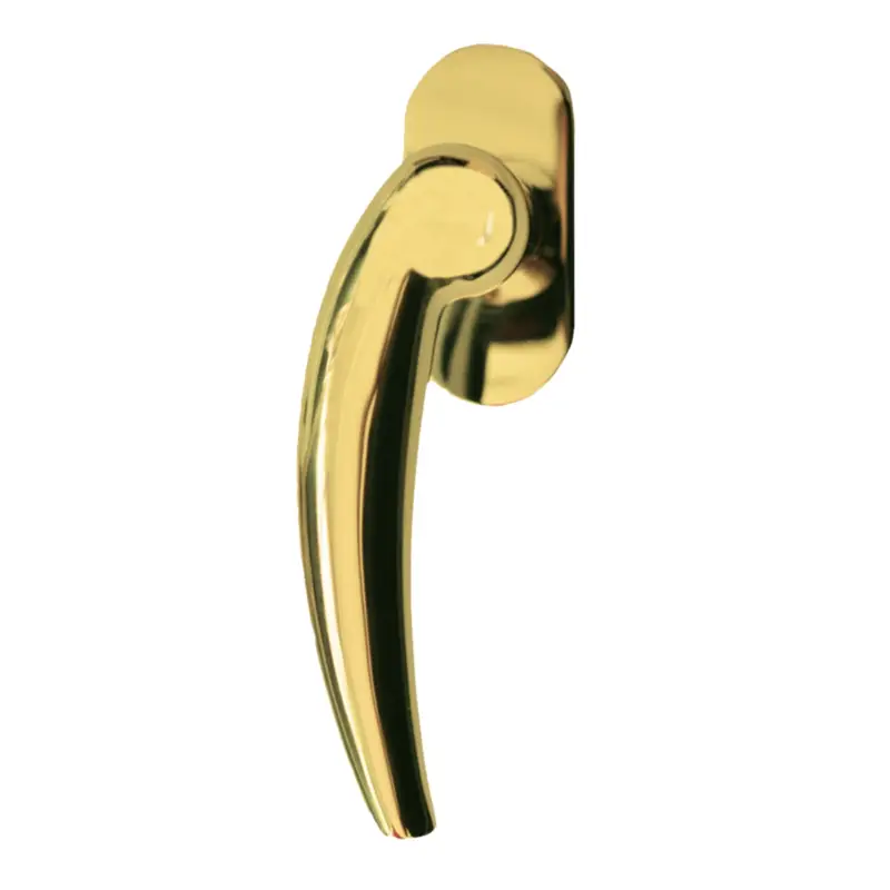 Gratis Versand Fenstergriff in Messing 114mm Links