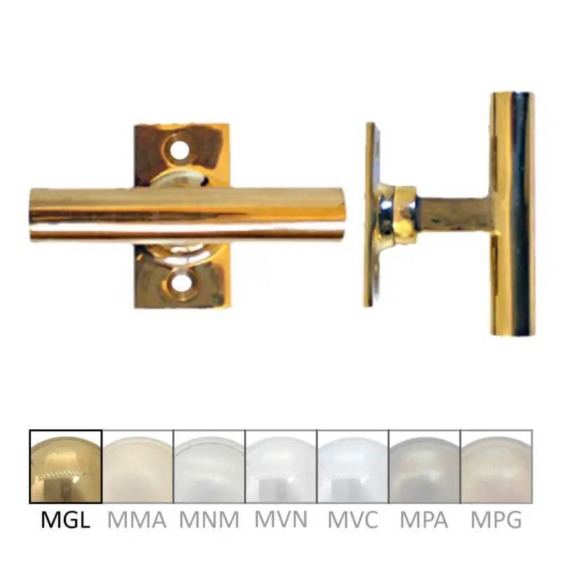 Fensterolive auf Rosette Nr.: 532 Messing MGL Grifflänge 80mm Serie FG011 Billig