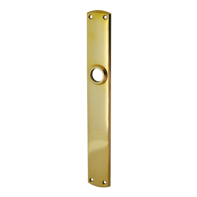 Zimmertürschild Dist. Blindschild ohne LochungMessing MGL, 233x33x5 mm der Serie TS123 Preisknaller