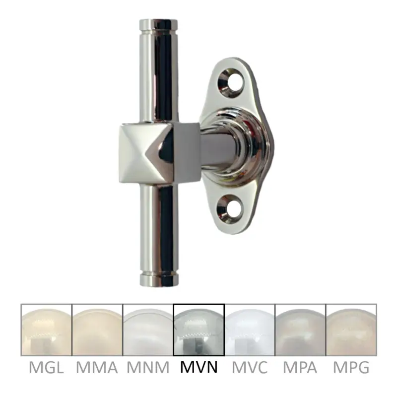 Rabatt Fensterolive auf Rosette Nr.: 528 Messing MGL Grifflänge 85mm Serie FG020